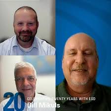 ESD team members enjoyed a happy hour focused