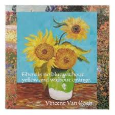 Vincent Van Gogh Sunflower Quote Faux Canvas Print Zazzle Com Vincent Van Gogh Van Gogh Sunflower Canvas