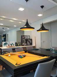 mesa de jantar bilhar nesta sala projeto by neo arq sp billard table a manger table de billard billard