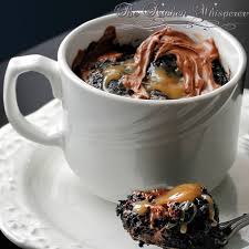 Gooey Brownie Chocolate Mug Cake For One The Kitchen Whisperer Mug Recipes Gooey Brownies Gooey Chocolate Mug Cake