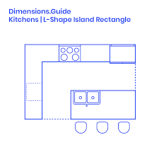 Maybe you would like to learn more about one of these? L Shape Island Rectangle Kitchens Dimensions Drawings Dimensions Com