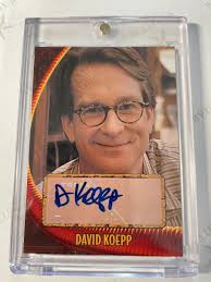 DAVID KOEPP 2008 TOPPS INDIANA JONES CRYSTAL SKULL AUTOGRAPH AUTO