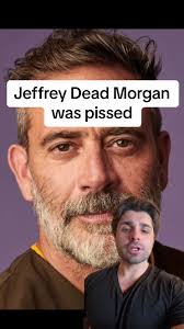 Jeffrey Dean Morgan was pissed. #jeffreydeanmorgan #stevenyeun  #thewalkingdead #charlesperalo #celebrities #greenscreen