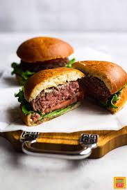 Pressure cooker meatloaf and potatoes are cooked at the same time here! Air Fryer Burger Garlic Butter Burger Sunday Supper Movement