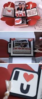 Exploding Love Box Diy Valentine Gifts For Him Diy Valentine Gifts For Boyfriend Diy Valentines Gifts For Him Diy Valentines Gifts Simple Valentines Gifts