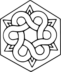 svg سداسي الزوايا زخرفي ديكو زخرفي صورة svg أيقونة svg silh