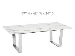Lamont bunching coffee table chrome. Coffee Table With Marble Top And Chrome Legs Walmart Canada