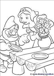 Albă ca zăpada și cei șapte pitici. Alba Ca Zapada Desene De Colorat 4 X Buna Amnevoiedeideiletale