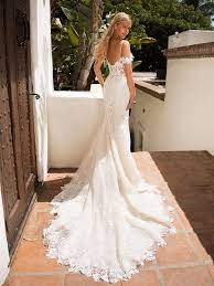 Off Shoulder Mermaid Lace Wedding Dress Moonlight J6710 Pnina Tornai Wedding Dress Bling Wedding Dress Lace Mermaid Wedding Dress