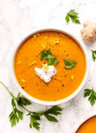 Red lentil and carrot soup with coconut for the crock pot. Ginger Turmeric Carrot Soup Becoming The Best You