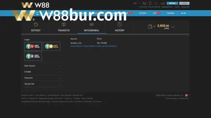 W88 Withdrawal - Secure Cashout Guide for Myanmar Players