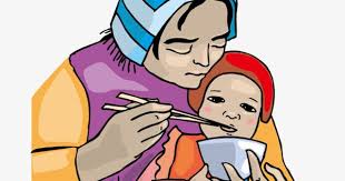 الأمهات إرضاع أطفالهن يأكلون Mother Feeding Children Eating Parenting Styles