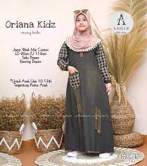 Ready stock, siap kirim dan boleh tukar. Oriana Kids Jeanswash Mix Cotton Usia 10 13 Tahun Baju Muslim Anak Perempuan Modern Baju Gamis Anak Perempuan Model Baju Muslim Anak Perempuan Baju Anak Perempuan Umur 10 12 Tahun Gamis Anak Perempuan