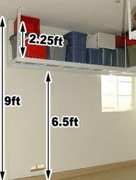 Saferacks 3 Ft X 8 Ft Overhead Garage Storage Rack And Accessories Kit Overhead Garage Storage Garage Storage Racks Easy Garage Storage