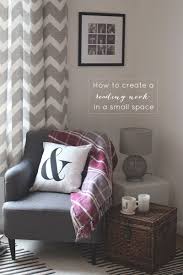 Just What I Need For My Book Corner A Nice Elegant Chair A Comfy Cushion And Some Light I Would Add A Touch Living Room Diy Reading Nook Bedroom Design