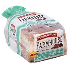 No artificial flavors, colors, or high fructose corn syrup, og trans fat, cholesterol free. Amazon Com Pepperidge Farm Farmhouse Sweet Hawaiian Bread Loaf 22oz Grocery Gourmet Food
