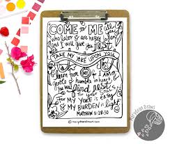 Jesus loves everyone coloring pages are a fun way for kids of all ages to develop creativity, focus, motor skills and color recognition. The Cross The Yoke And Rest Matthew 11 28 30 Printable Coloring Page