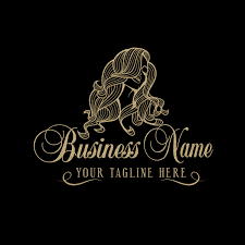 Hair Gold Logo Design Premade Logo Design Hair Stylist Logo Etsy Hair Logo Design Gold Logo Design Hair Stylist Logo