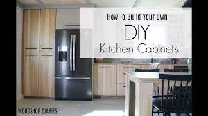 The main steps involve building the cabinet carcass, making a face frame, creating enjoy your new kitchen cabinets! How To Build Your Own Diy Kitchen Cabinets Using Only Plywood Youtube