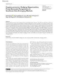 There are a few bitcoin cryptocurrency indonesia brokers and exchanges that accept us traders and nadex is the best. Pdf Cryptocurrencies Hedging Opportunities From Domestic Perspectives In Southeast Asia Emerging Markets