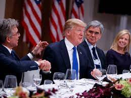 Google and the hollywood reporter joined established hosts msnbc, bloomberg, and vanity fair in the race to lure guests from the worlds of politics, media. 10 Celebrities Ceos Trump Has Invited To Dinner At The White House
