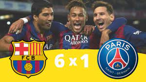 Fim de jogo em paris. Barcelona 6 X 1 Psg O Trio Msn Jogaram Uma Partida Epica Na Champions League Youtube