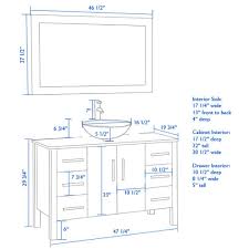 If you don't have the extra square footage in your master bath, a double vanity can often sink also require plumbing inside the vanity. 20 Bathroom Vanity Dimensions Magzhouse