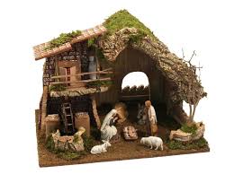 Meraviglioso mulino ad acqua, ideale per rendere unico e speciale il tuo bellissimo presepe classico o napoletano. Capanna Con Mulino Ad Acqua E Personaggi Della Nativita Da 10 Cm Bertoni Presepe Linea Natale Capanne Per