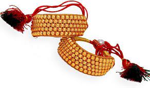 sai craft Traditional Gold Plated Rajputi/Rajasthani Punchi/Pochi Set for  Girls Women : Amazon.in: Fashion