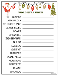 Christmas Worksheet Word Scramble Christmas Worksheets Christmas Word Scramble Christmas Words