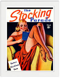 Shop the latest stockings shirt deals on aliexpress. Stocking Parade Vintage Glamour Magazine Cover Art Print 7 99 Framed Print 22 99 T Shirt 12 99 Shopping Bag 8 99
