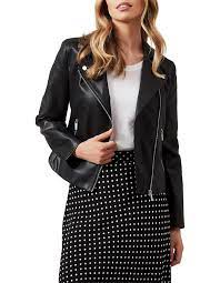 Women S Coats Jackets Jackets Coats Australia David Jones Faux Leather Biker Jacket Coats For Women Women S Coats Jackets Faux Leather Biker Jacket