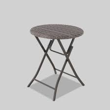Monroe Folding Patio Bistro Table Brown Threshold Target Bistro Table Round Patio Table Patio Table
