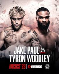 Jake paul vs tyron woodley odds. Jake Paul On Twitter Dear Twooodley Thanks For Being The Second Mma Fighter On My Hit List August 28th The 5x Ufc Champion Is Getting Knocked Out By A Disney Actor Https T Co Wgt56xovvh
