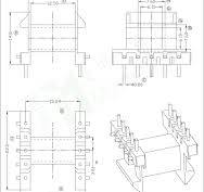 Bobbins | EF20 Horizontal High Frequency Transformer Bobbin ...