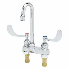 Sink & faucet sets : T S Brass Chrome Gooseneck Bathroom Sink Faucet Kitchen Sink Faucet Manual Faucet Activation 2 2 Gpm 5nre5 B 0892 Grainger
