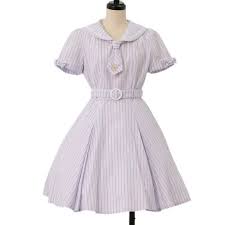 半袖ストライプセーラーワンピース ゴスロリ ロリータファッション服の通販はワンダーウェルト ワンピース セーラー ワンピース ロリータファッション