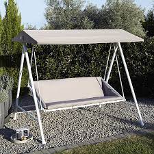 We love a colourful garden chair, and this design from made is one of our favourites. Blooma Metal Swing Bench Diy At B Q