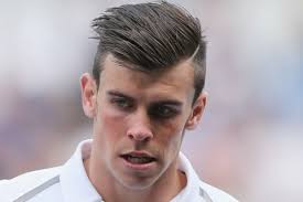 Razored hairline and styled flat/sideways in a classy way. Gareth Bale Haircut Menwithstyles Com