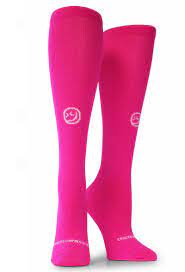 Bright Pink Otc Solid Compression Socks Compression Socks Calf Compression Socks Bright Pink