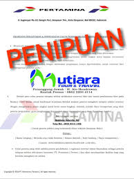 Welcome to bangladesh bank erecruitment system. Pertamina On Twitter Sobat Ini Salah Satu Contoh Penipuan Rekrutmen Kerja Mengatasnamakan Pertamina Cek Info Resmi Rekrutmen Pertamina Di Https T Co Itznpoyo4k Atau Hubungi Contact Pertamina 1 500 000 Pertamina Siner61energi