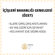 Genelgede, koronavirüs salgınının görüldüğü andan itibaren, sağlık bakanlığı ve bilim kurulunun. Icisleri Bakanligi Genelgesi Ozet Bergama Ticaret Odasi