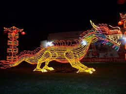 Christmas Dragon Yard Light Display Christmas House Lights Christmas Pictures With Lights Hanging Christmas Lights