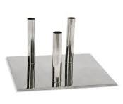 Base for Sculptures, Stainless Steel — Gold Leaf Design Group