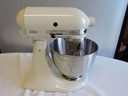 A smart addition to your kitchen, the kitchenaid k45sswh classic stand mixer aids in effortless food processing like whipping cream and kneading dough. Kitchenaid By Hobart K45ss Classic 250w Stand Mixer Kitchenaid Kitchen Aid Kitchen Aid Mixer Mixer