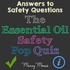 Nov 24, 2020 · a comprehensive database of more than 10 essential oil quizzes online, test your knowledge with essential oil quiz questions. Answers To Safety Questions The Essential Oil Safety Pop Quiz Results Part 1 Marvy Moms