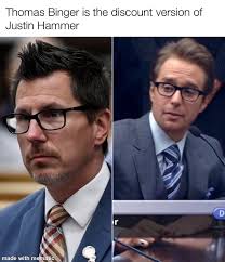 Thomas Binger is the discount version of Justin Hammer made with me