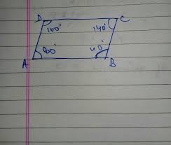 While this would be ideal for a. Abcd Is A Quadrilateral With Angle A 80 Degree Angle B 40 Degree Angle C 140 Degree Angled 100 Brainly In