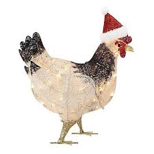 Gemmy Crystal Splendor Chicken Christmas Decor 115798 At Tractor Supply Co Garden Art Statues Tractor Supplies Chicken Art