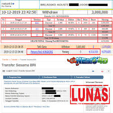 Bukti Pembayaran Lunas Bermain Di Nemo4d Mainan Tanggal